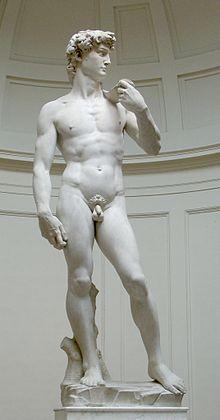 Davi, de Michelangelo. Imagem: Wikimedia Commons.