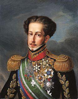 D. Pedro I, por Simplício Rodrigues de Sá. Imagem: Wikimedia commons.