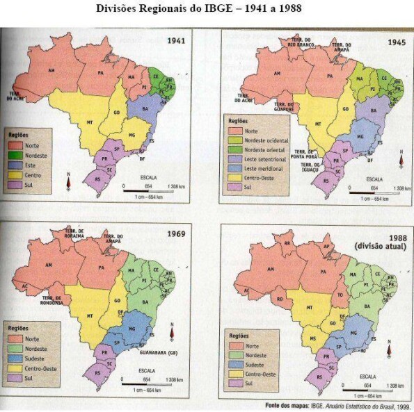 Regiões e estados brasileiros