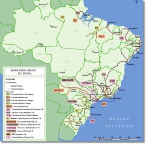 transporte ferroviário no brasil