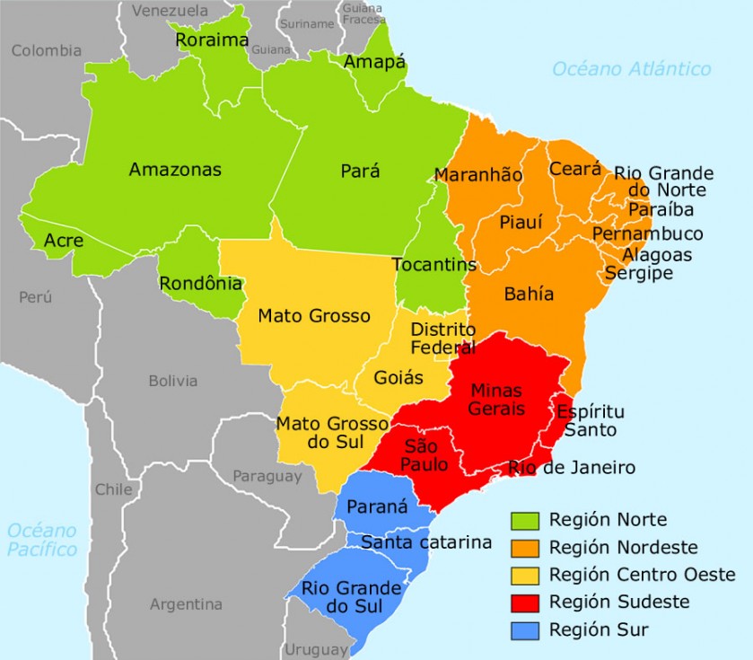 Mapa Político do Brasil: como foi a divisão? [resumo completo]