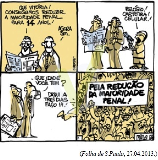 Charge sobre maioridade penal