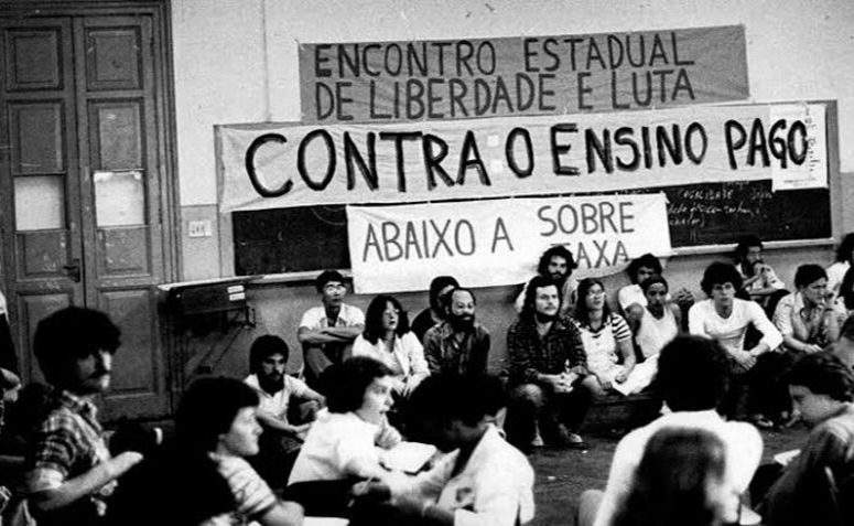 Encontro da Libelu, organização do movimento estudantil que dirigiu o DCE Livre da USP nos anos 1970.