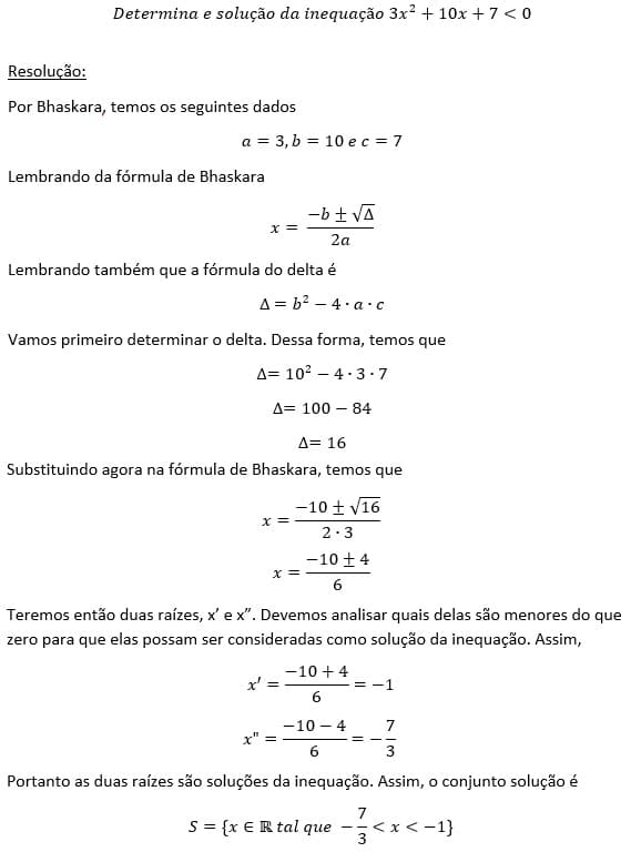 encontre que valores reais de x satisfazem a cada desigualdade abaixo